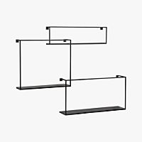 set of 3 floating shelves