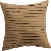fold tan 16" pillow