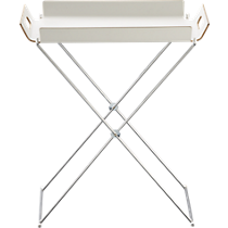 formosa white tray table