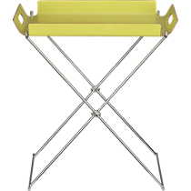 formosa chartreuse tray table