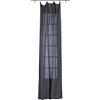 French-Belgian dark grey linen panel. 48"Wx120"H