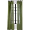 French-Belgian green linen panel