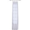 French-Belgian white linen panel. 48"Wx120"H
