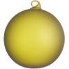 frosted green ornament. 4" dia.