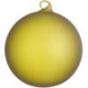 frosted green ornament