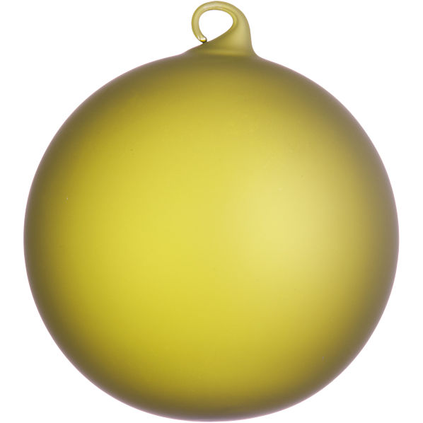 FrostedOrnamentGrnF12
