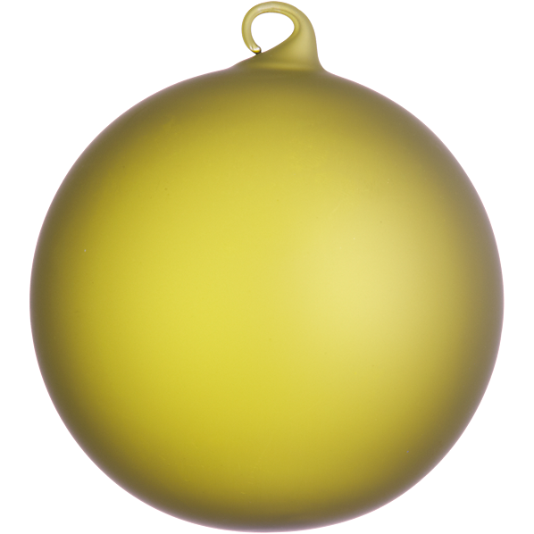 FrostedOrnamentGrnF12