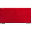 fuel red credenza. 52"Wx17"Dx25"H