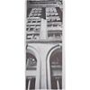 ghost city wall hanging. 44"Wx96"H