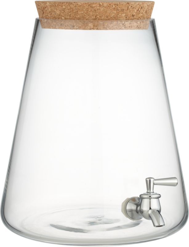 glass beverage dispenser CB2