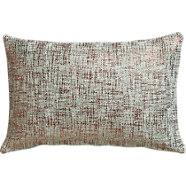 glitterati mint 18"x12" pillow