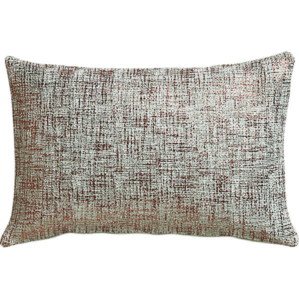 glitterati mint 18"x12" pillow with downalternative insert CB2