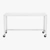 go-cart white console table