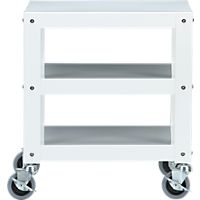 go-cart white rolling table