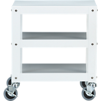 go-cart white rolling table