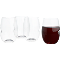 govino stemless wine glasses set of four