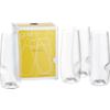 set of 4 govino stemless flutes