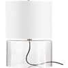 greyline table lamp. 12.5"dia.x18"H