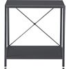 harvey carbon grey nightstand. 21.5"Wx19.5"Dx20"H