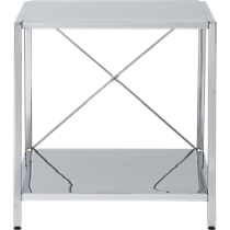harvey chrome nightstand