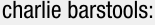 charlie barstools: