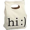 hi lunch bag. 8"Wx4.5"Dx11"H