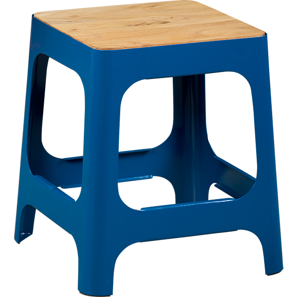 HitchStoolPeacockBlue3QS13