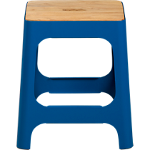 hitch peacock blue stool