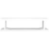 I-beam white coffee table