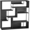 industrial metal wall mounted bookcase