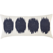ink blot 23"x11" pillow
