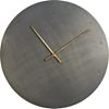 iron circle clock. 30"dia.x1"D