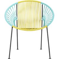 ixtapa yellow/aqua lounge chair