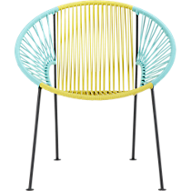 ixtapa yellow/aqua lounge chair