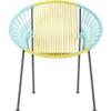 ixtapa yellow/aqua lounge chair