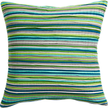 jersey stripes 18" pillow