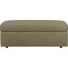 julius storage ottoman in bark.