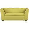 julius twin sleeper sofa in grass. overall: 64"Wx38"Dx27.5"Hseat: 18.5"Hmattress: 38.5"Wx72.5"Dx4"H