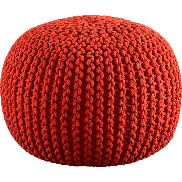 KnittedPoufBloodOrangeF10