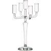 labra holds 5 candleholder. 5.5"Wx5.5"Dx12"H
