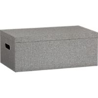 grey felt storage box