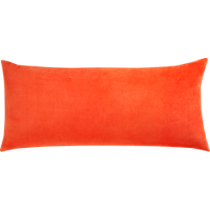 leisure bright orange 36"x16" pillow