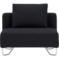 lotus antrazit armless chair