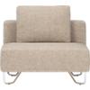 lotus natural armless chair