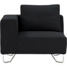 corner chair in antrazit.