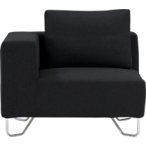 lotus antrazit corner chair