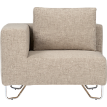 lotus natural corner chair