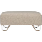 lotus ottoman in natural.