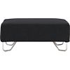 ottoman in antrazit. 38.5"Wx38.5"Dx16.5"H