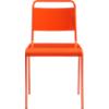 lucinda orange stacking chair
